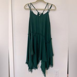 FreePeople intimates slip dark green size small